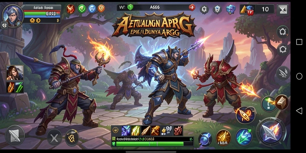 Menampilkan aksi seru dalam dunia ARPG yang menakjubkan.
