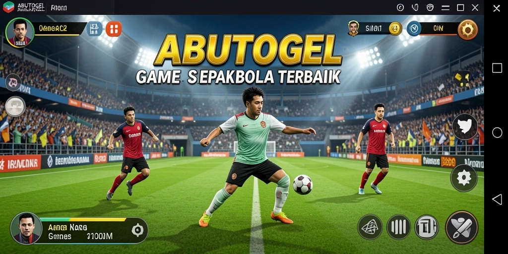 Tampilan menarik dari permainan sepak bola ABUTOGEL.