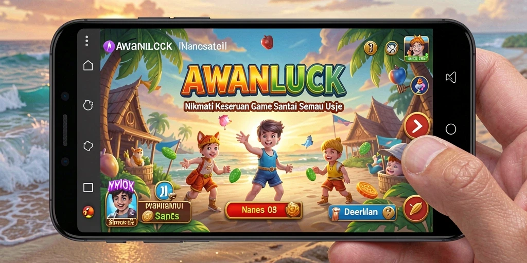 Tangkapan layar gameplay AWANLUCK yang seru dan penuh warna.