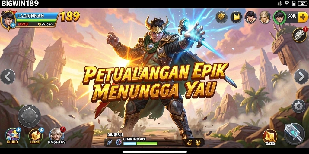 Tangkapan layar epik dari gameplay BIGWIN189 yang menampilkan petualangan mendebarkan.