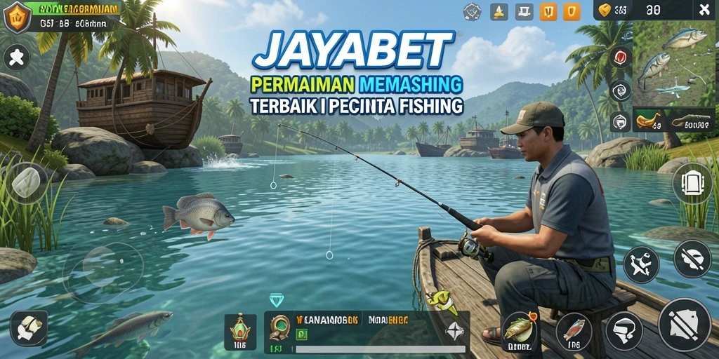 Screenshot JAYABET menampilkan pengalaman memancing seru dengan grafis memukau.