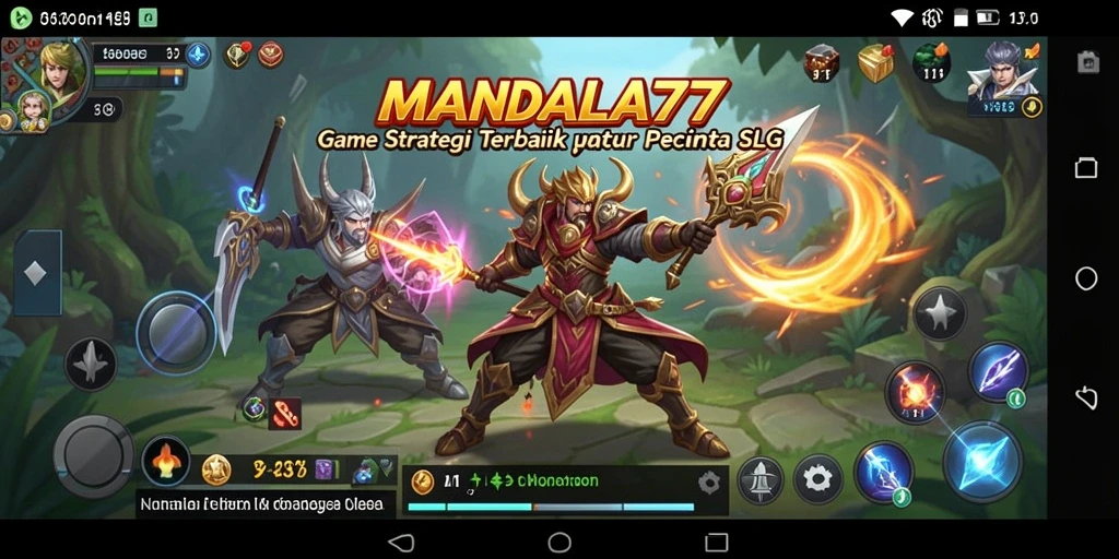 Tampilan menarik dari gameplay MANDALA77 yang penuh strategi.