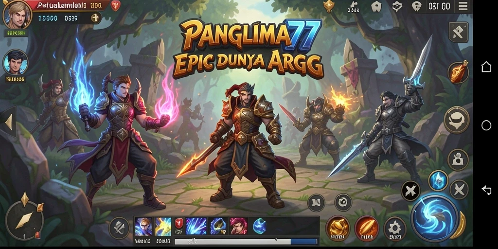 Gameplay seru dalam PANGLIMA77 dengan pertempuran yang intens.