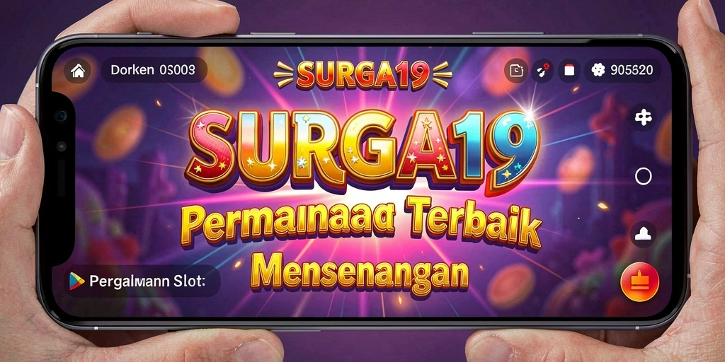 Screenshot SURGA19 menampilkan aksi dinamis permainan Slot yang seru.